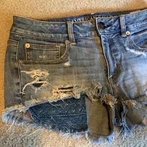 American Eagle Jean Shorts Size 6 Low Rise